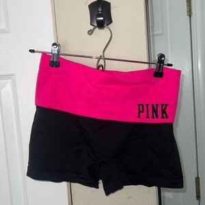 VSpink yoga shorts